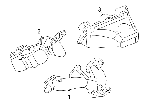 2006 Buick Terraza Exhaust Manifold Diagram 2 - Thumbnail