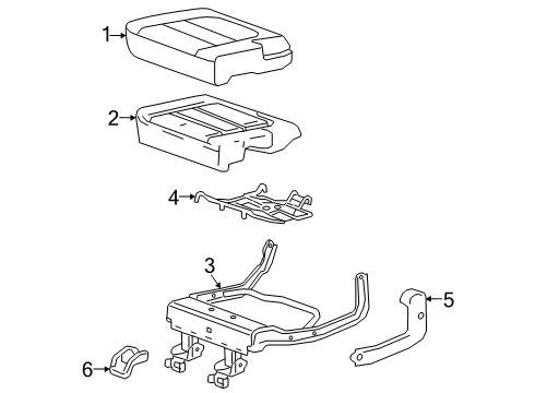2024 GMC Acadia Third Row Seats Diagram 3 - Thumbnail
