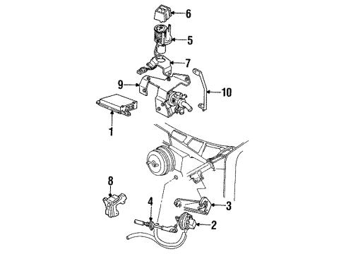 1988 Chevy Corvette Cruise Control System Diagram
