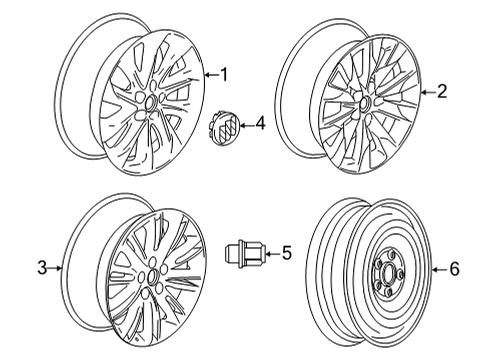 2024 Buick Envision Wheels Diagram