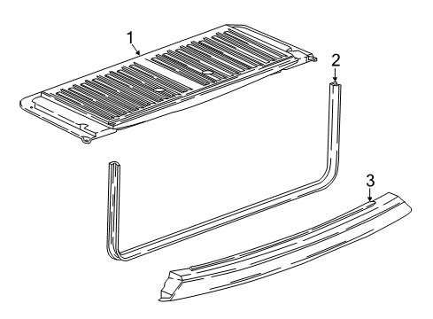 2017 Chevy Silverado 1500 Exterior Trim - Pick Up Box Diagram 4 - Thumbnail