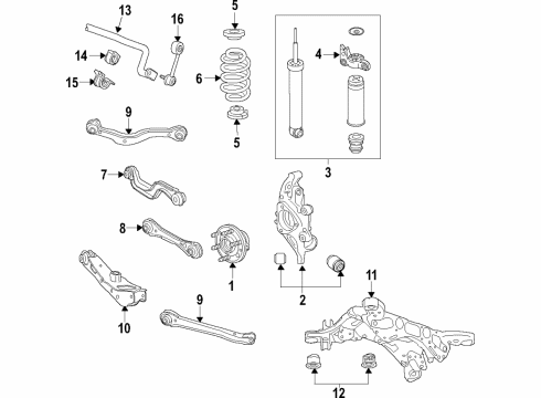 2025 Chevy Blazer Rear Suspension Diagram