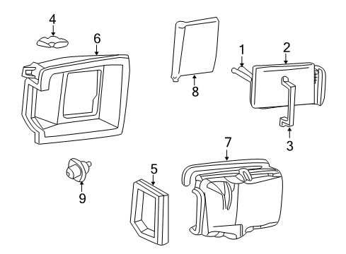 1996 Chevy Blazer Blower Motor & Fan Diagram