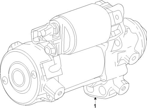 2024 Cadillac XT5 Starter Diagram 3 - Thumbnail