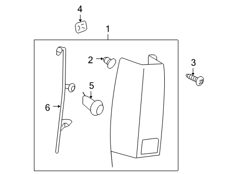 2008 Cadillac Escalade Combination Lamps Diagram