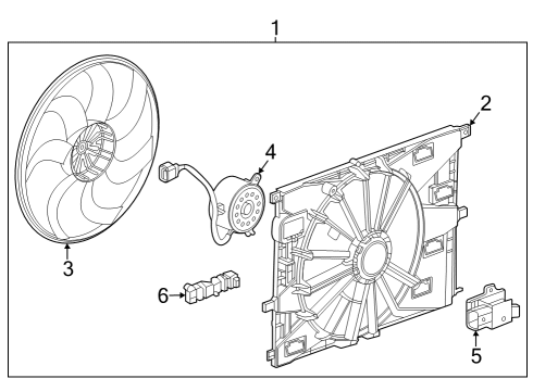 2025 Buick Encore GX Cooling Fan Diagram 2 - Thumbnail