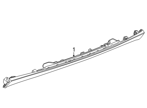 2024 Buick Envision High Mount Lamps Diagram
