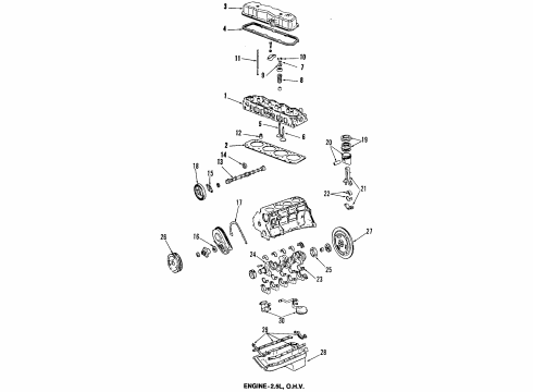 1990 Buick Skylark Engine Parts Diagram 2 - Thumbnail