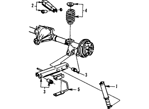 1987 Chevy Monte Carlo Rear Suspension Diagram