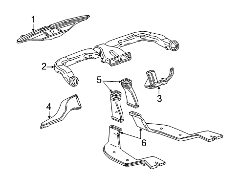 2021 Buick Encore Ducts Diagram