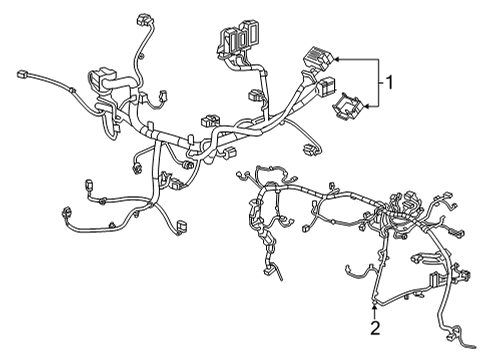 2023 Chevy Bolt EUV Harness, Chassis Wiring Diagram for 42805657