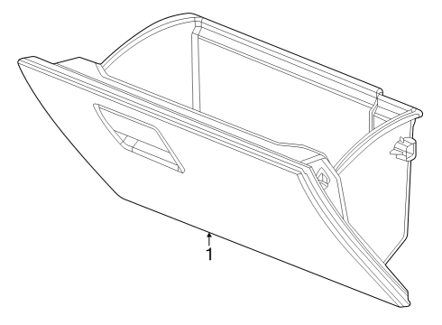 2024 Chevy Colorado Glove Box Diagram