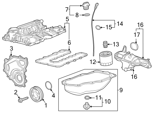 2025 Chevy Trax Filters Diagram