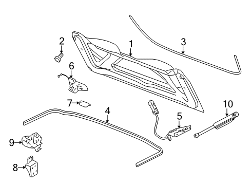 2011 Chevy Corvette Convertible Top Diagram 2 - Thumbnail