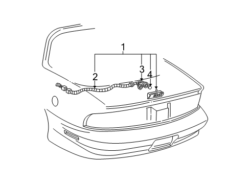 1994 Chevy Camaro High Mount Lamps Diagram