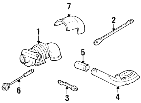 1993 Chevy K3500 Turbocharger Diagram