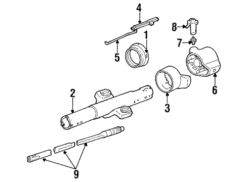 1987 Pontiac Grand Am Shaft & Internal Components Diagram 2 - Thumbnail