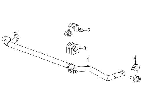 2025 Cadillac ESCALADE IQ Stabilizer Bar & Components Diagram 2 - Thumbnail