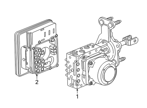 2024 Chevy Tahoe ABS Components Diagram