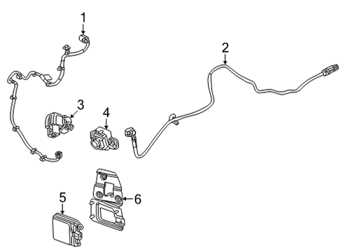 2022 Chevy Bolt EUV Bumper & Components - Front Diagram