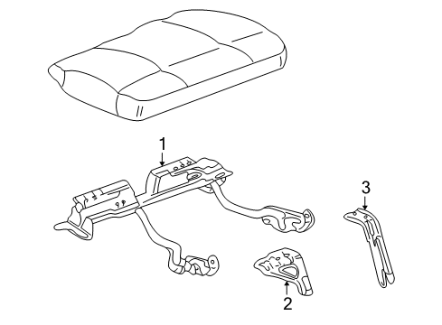 2003 Chevy Suburban 2500 Tracks & Components Diagram 2 - Thumbnail