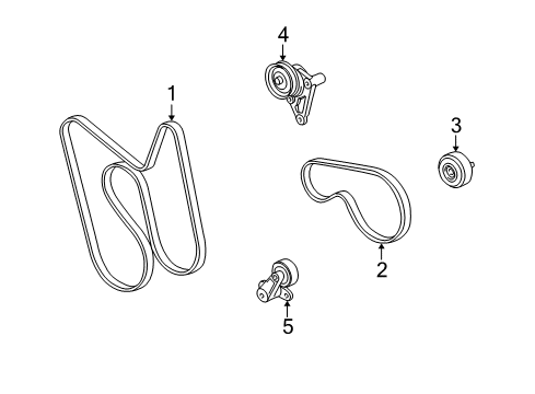 2006 Buick Rainier Belts & Pulleys - Maintenance Diagram 2 - Thumbnail