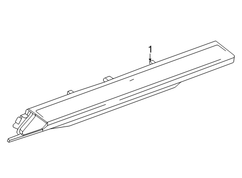 2024 GMC Sierra EV High Mount Lamps Diagram