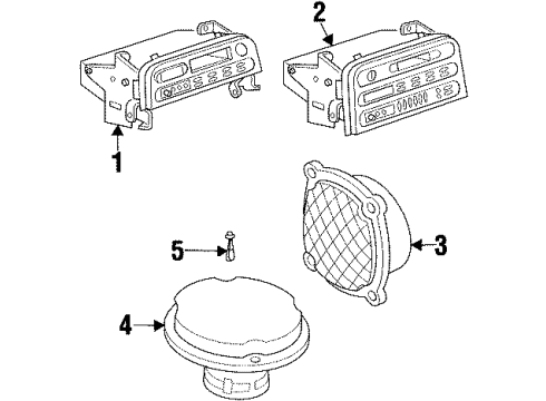 2000 Saturn SC2 Sound System Diagram