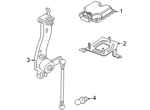 2025 Buick Envision Module, Electronic Control Suspension Diagram for 26529747