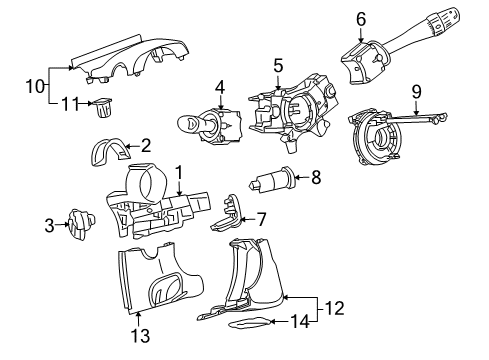 2007 Pontiac Solstice Anti-Theft Components Diagram