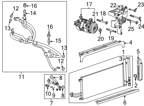 2019 Chevy Silverado 1500 LD Air Conditioner Diagram