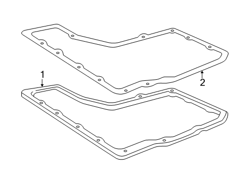 2004 Cadillac Seville Transmission Components Diagram