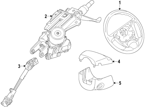 2016 Chevy Volt Steering Column Diagram