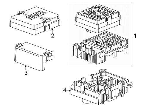 2025 Cadillac OPTIQ Block Diagram for 85699282
