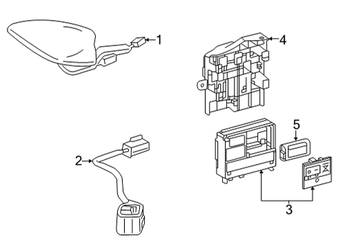2025 Chevy Malibu Communication System Components Diagram