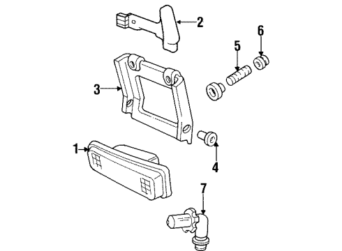 1993 Cadillac Eldorado Fog Lamps Diagram