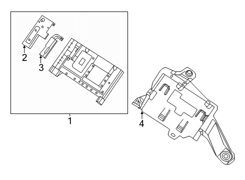 2025 Cadillac ESCALADE IQ Communication System Components Diagram
