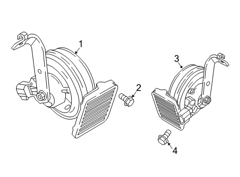 2025 Chevy Malibu Horn Diagram