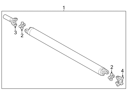 2023 Chevy Colorado Drive Shaft - Rear Diagram 2 - Thumbnail