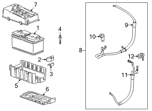 2013 Cadillac SRX Battery Diagram