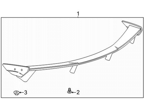 2025 Chevy Corvette Spoiler Diagram 5 - Thumbnail