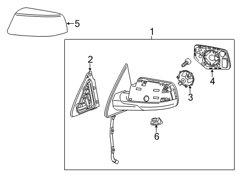 2019 Chevy Suburban Mirrors Diagram