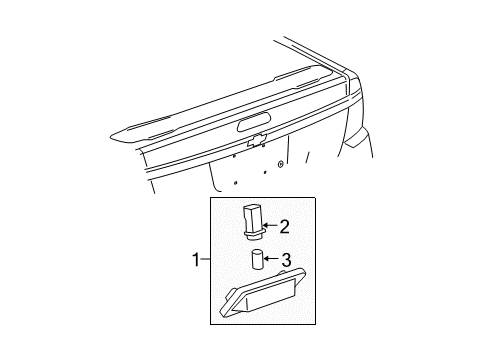2008 Chevy Malibu License Lamps Diagram 2 - Thumbnail