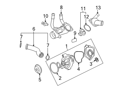 2009 Chevy Cobalt Water Pump Diagram