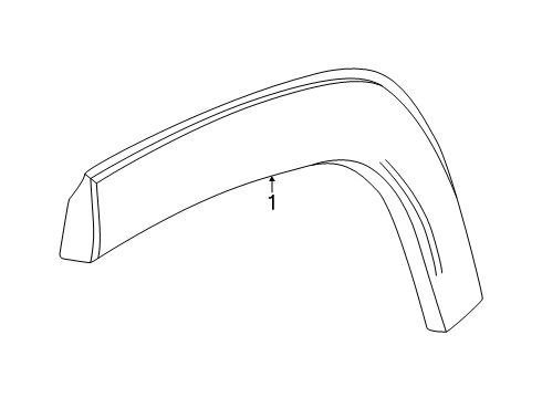 2025 Chevy Equinox Exterior Trim - Quarter Panel Diagram
