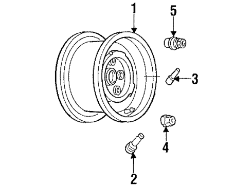 1991 Chevy C1500 Wheels Diagram 5 - Thumbnail