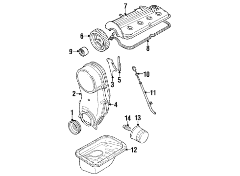 2001 Chevy Metro Engine Parts Diagram