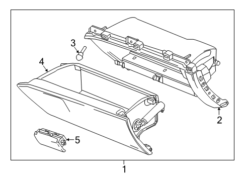 2025 Chevy Malibu Glove Box Diagram