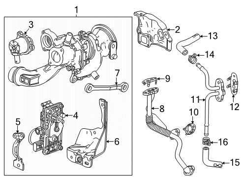 2025 Buick Encore GX Valve Bolt Diagram for 55506224
