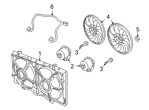 2008 Pontiac G8 Cooling Fan Diagram 2 - Thumbnail